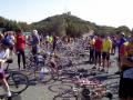 All the Bikes at the Top (not a wreck)